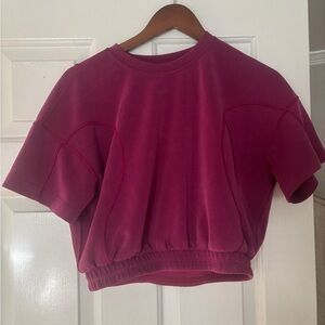 Lulu lemon Pink Cropped Top